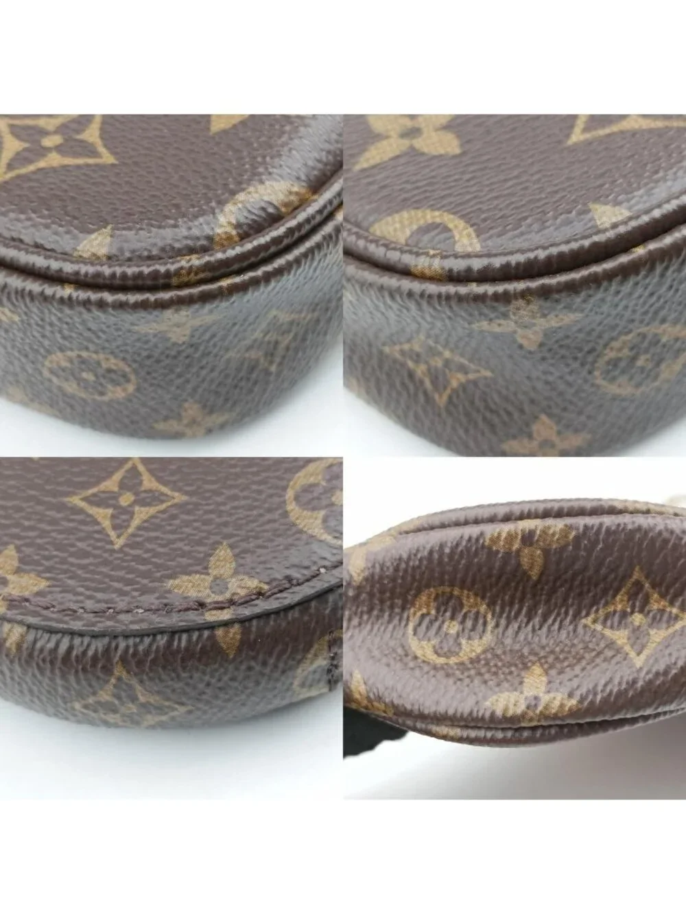Louis Vuitton Multy Pochette Soir Monogram Brown Khaki Canvas